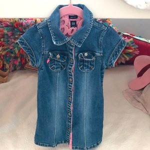Baby gap spring denim dress